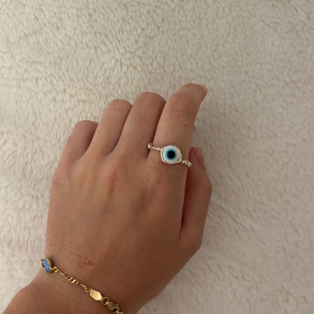 Handmade Evil Eye Ring